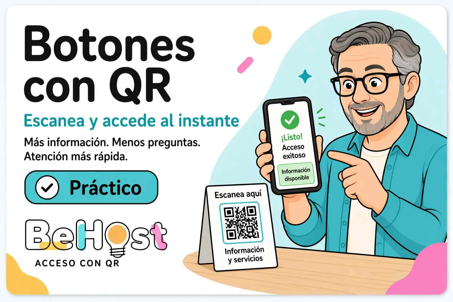 Botones con QR