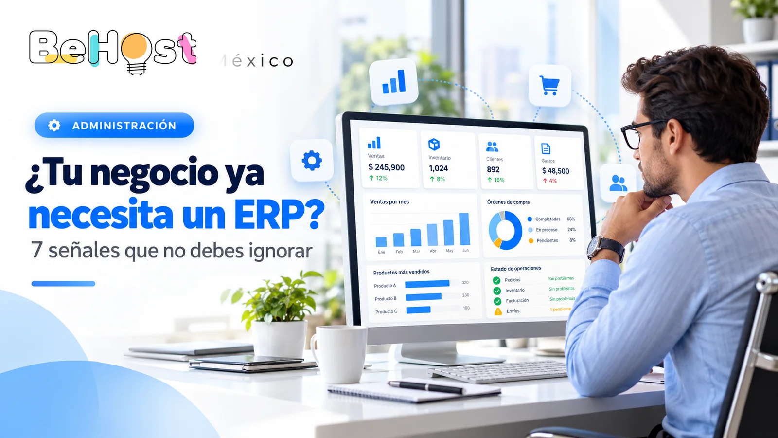 7 señales de que tu negocio necesita un ERP para controlar ventas, inventario y clientes