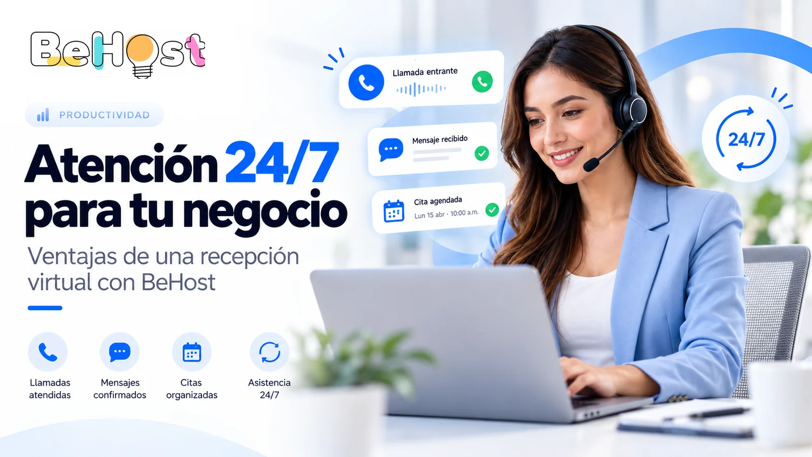Recepción virtual para negocios: cómo atender llamadas y organizar citas sin perder oportunidades