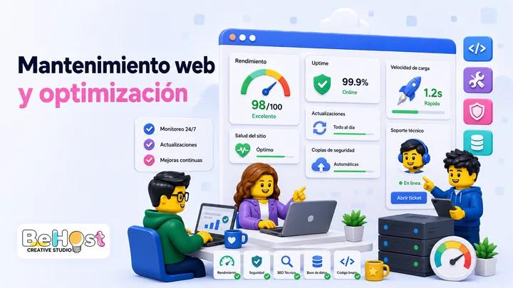 Mantenimiento web y optimización: cómo mantener tu sitio rápido, estable y listo para seguir vendiendo