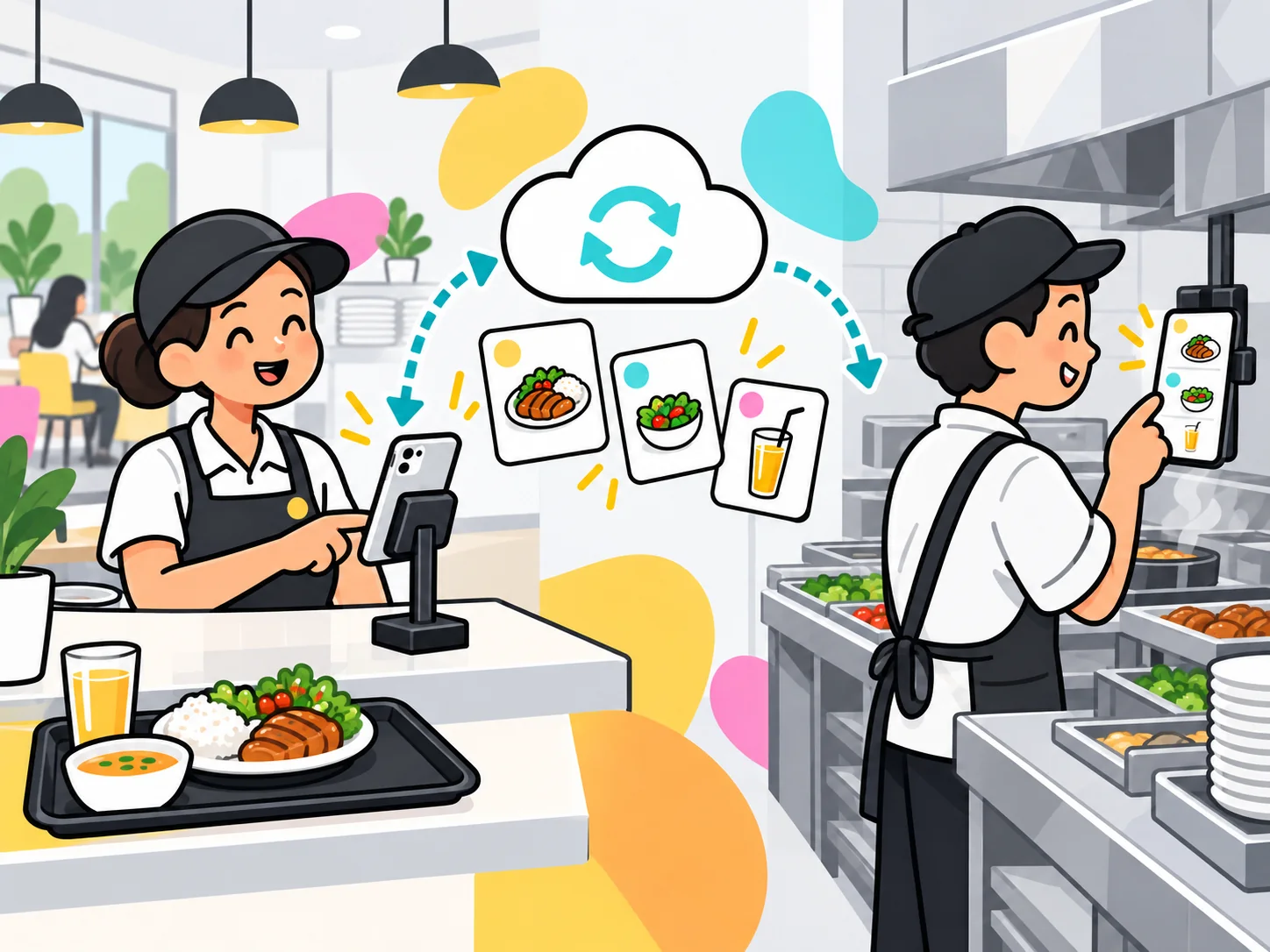 Ventas y Cocina sincronizadas con Comedor Be