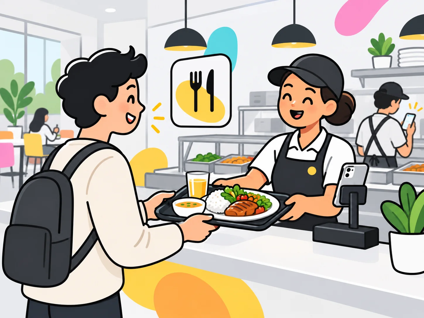 Comedor Be Ventas funcionando desde celular