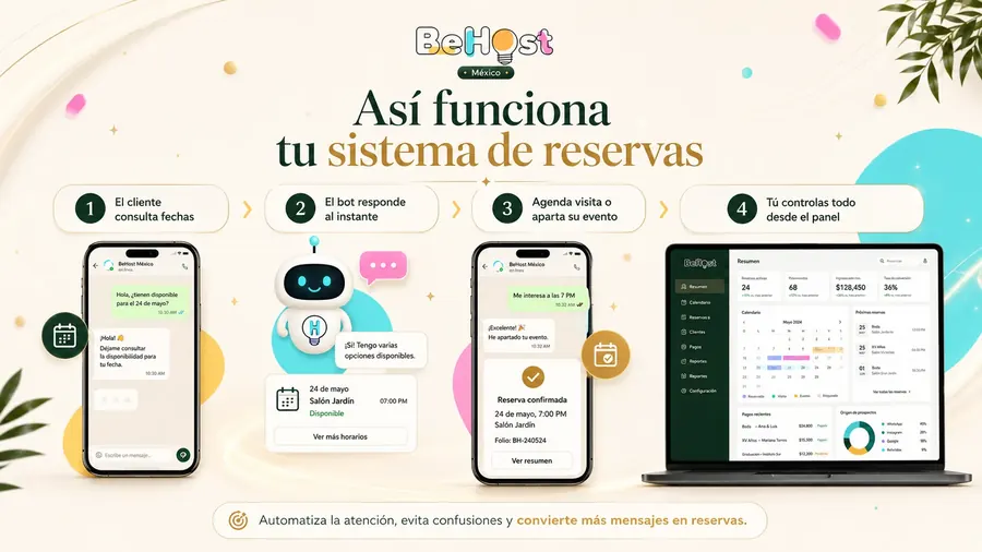 Cómo funciona el sistema de reservas BeHost