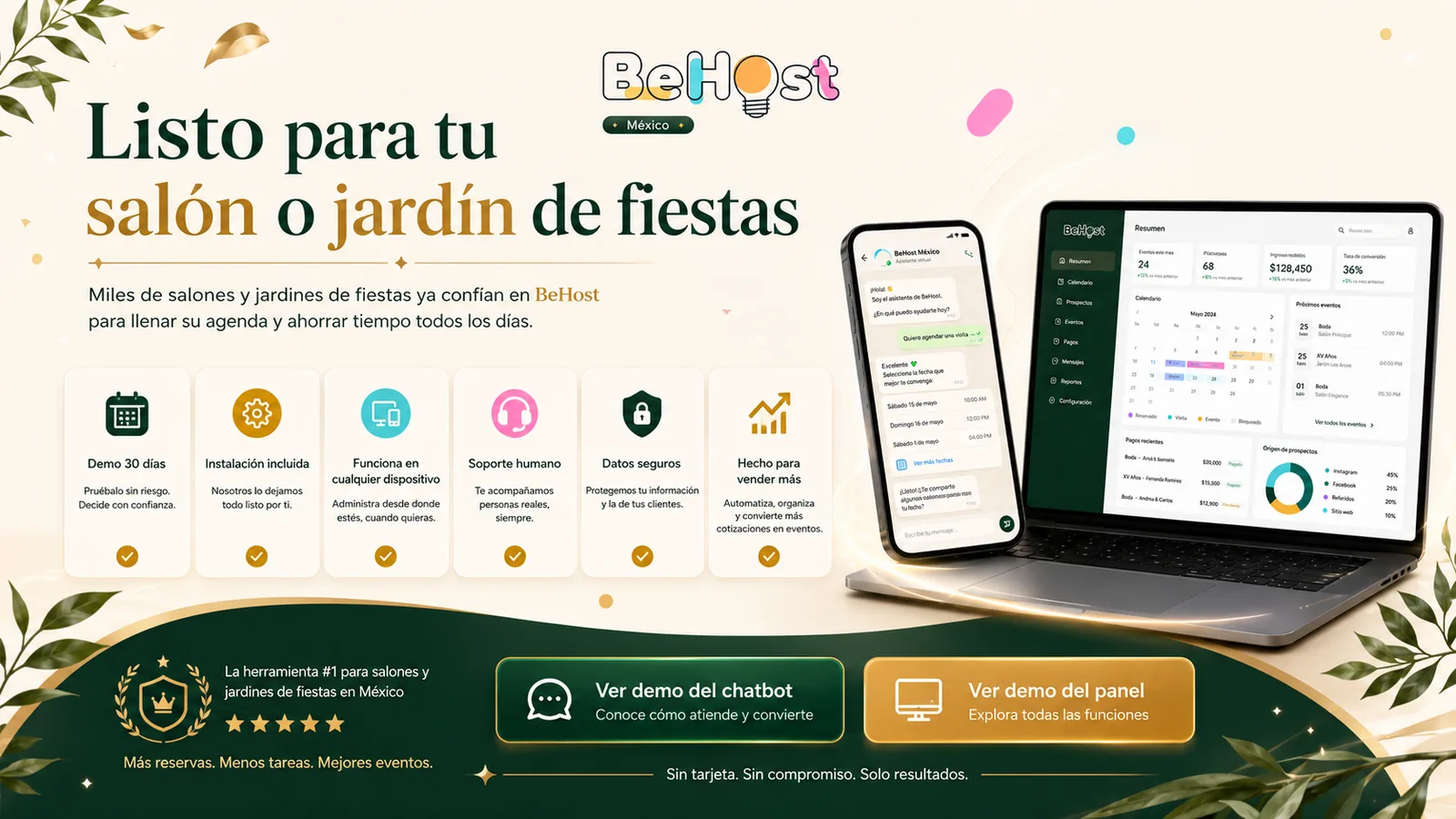 Beneficios de usar BeHost